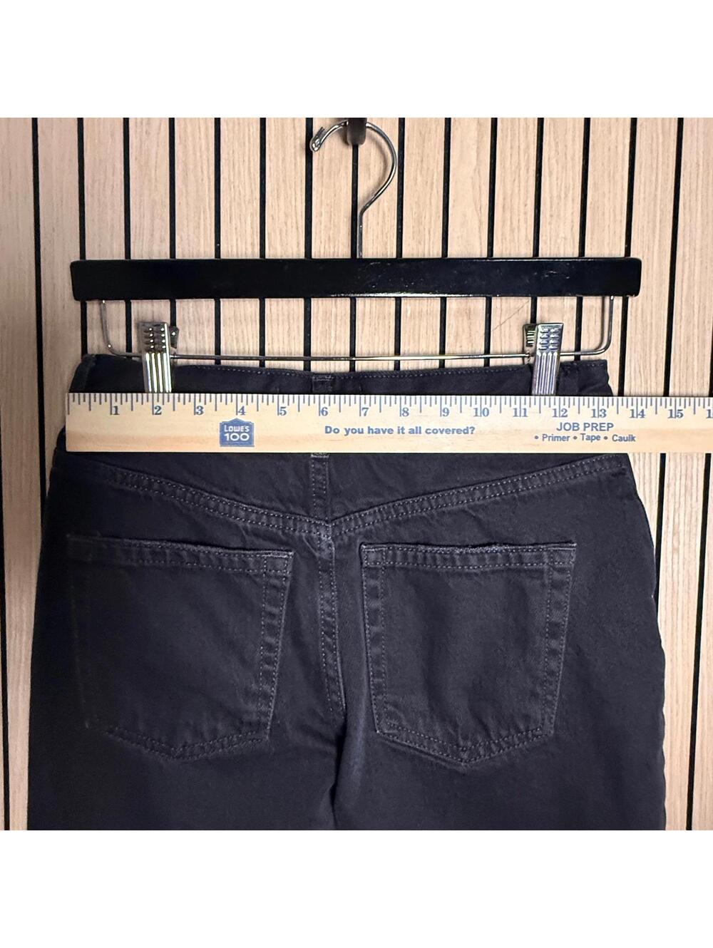 275 We The Free Black Distressed Ripped Jeans (Size 25, Black, EUC) - Picture 6 of 8